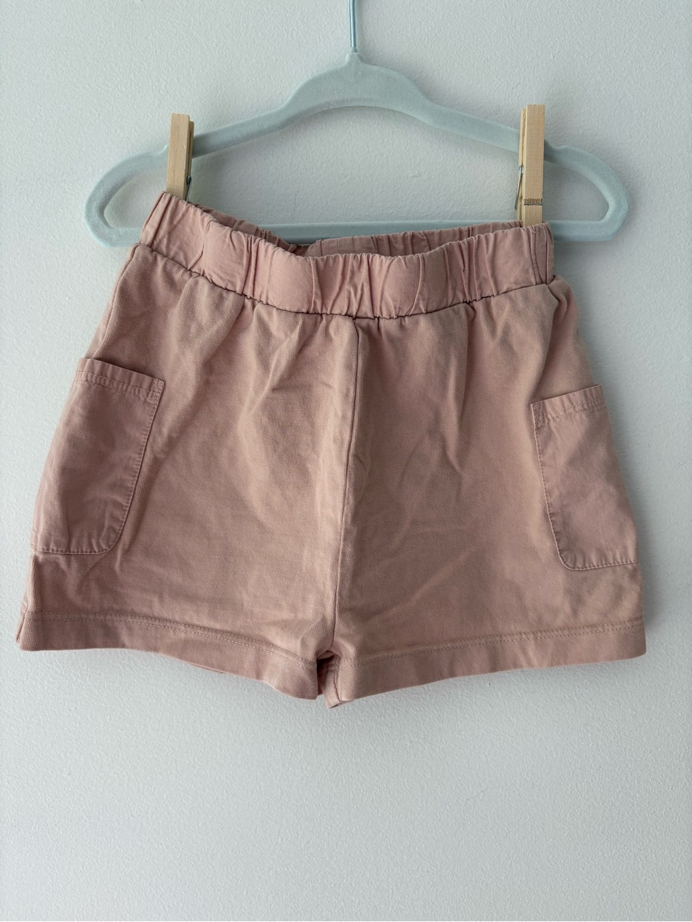 Pehr Soft Organic Cotton Pink Pull-On Toddler Shorts